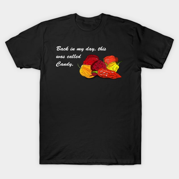 Chili Pepper Reaper Fatalii Moruga Habanero Bhut Jolokia T-Shirt by MojoCoffeeTime